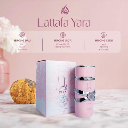 Lattafa Yara 100ml (Chiết 10ml 150k)